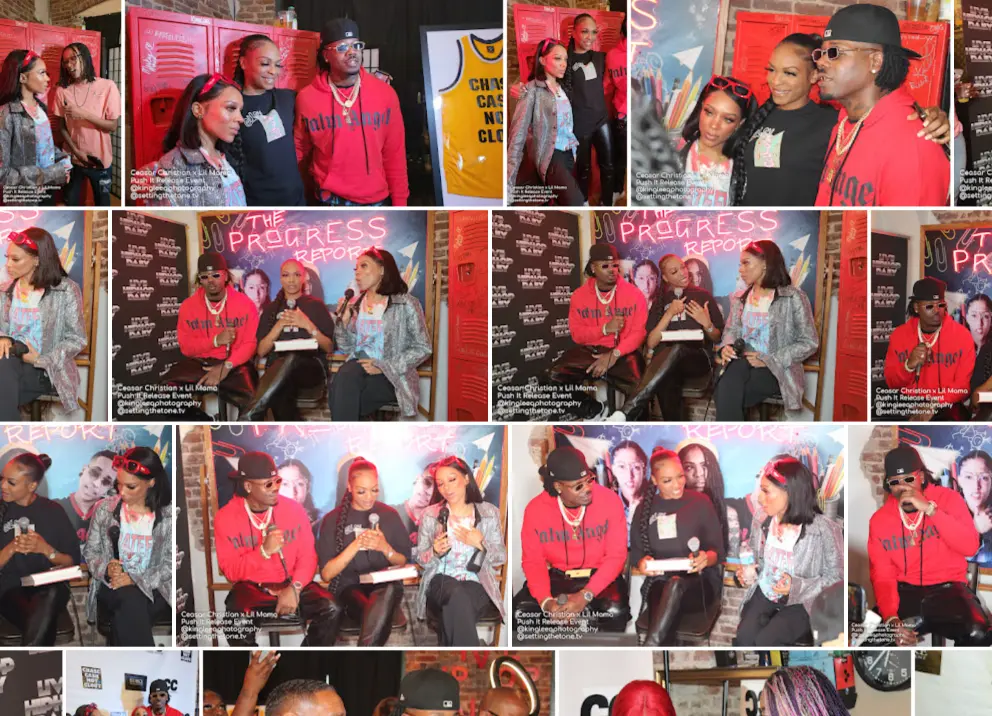 Lil Mama and Ceasar Christian interview at Live Hip Hop Daily