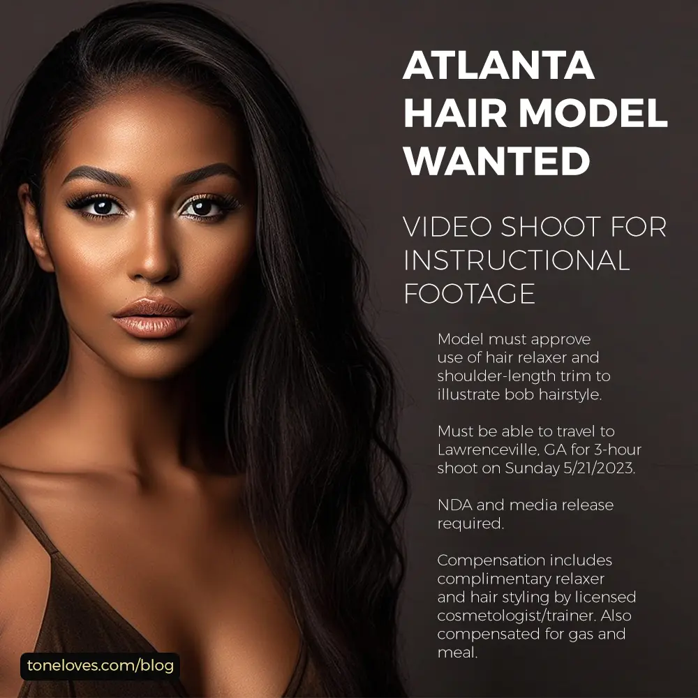 Atlanta Hair Model Wanted